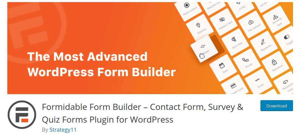 formidable forms wordpress contact form