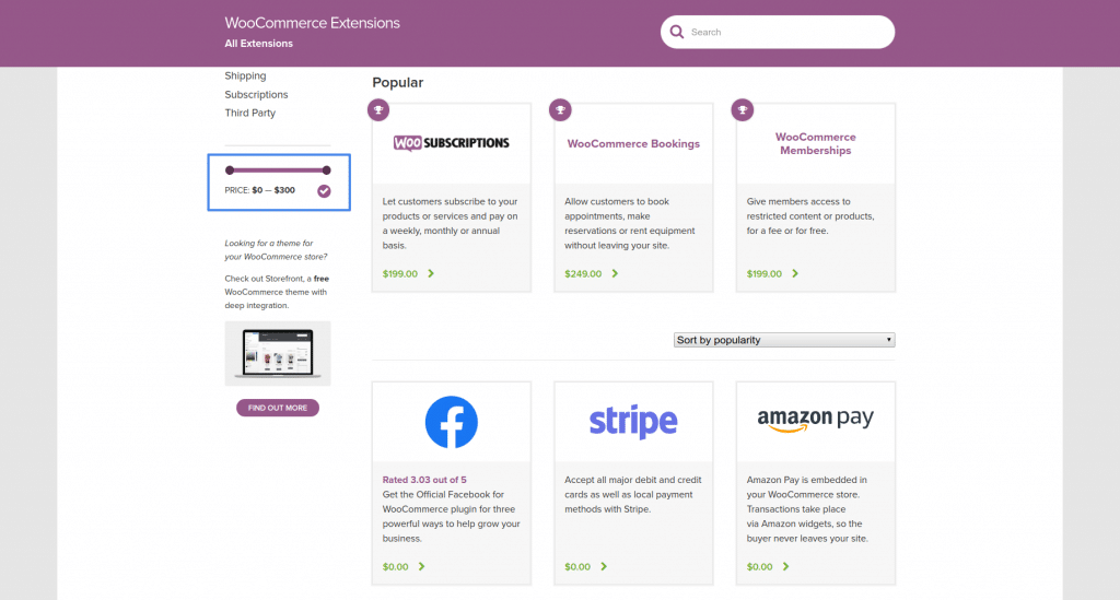 online store builder woocommerce pricing extensions