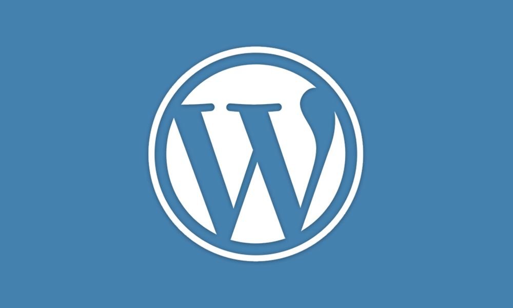 web page design wordpress logo