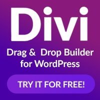 create a pro website recommends divi