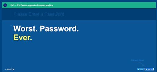 funniest websites passive aggressive passwords worst password ever