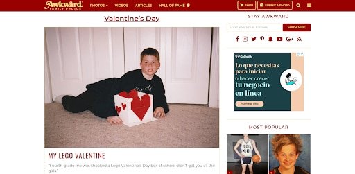 funny websites awkward family photos valentines day