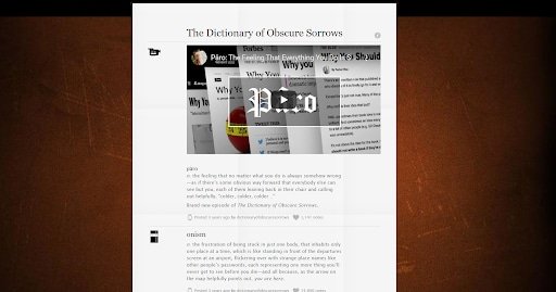 the dictionary of obscure sorrows satisfying websites onism