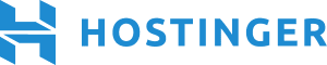 hostinger web hosting logo blue
