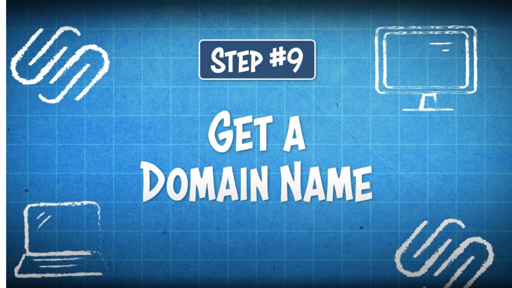 how to use squarespace step 9 domain name