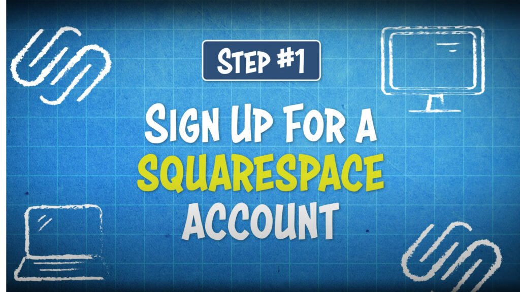 how to use squarespace step one sign up