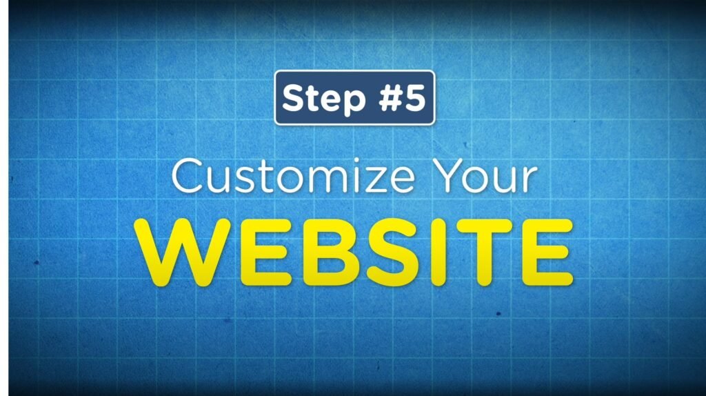 elementor tutorial step five customize website
