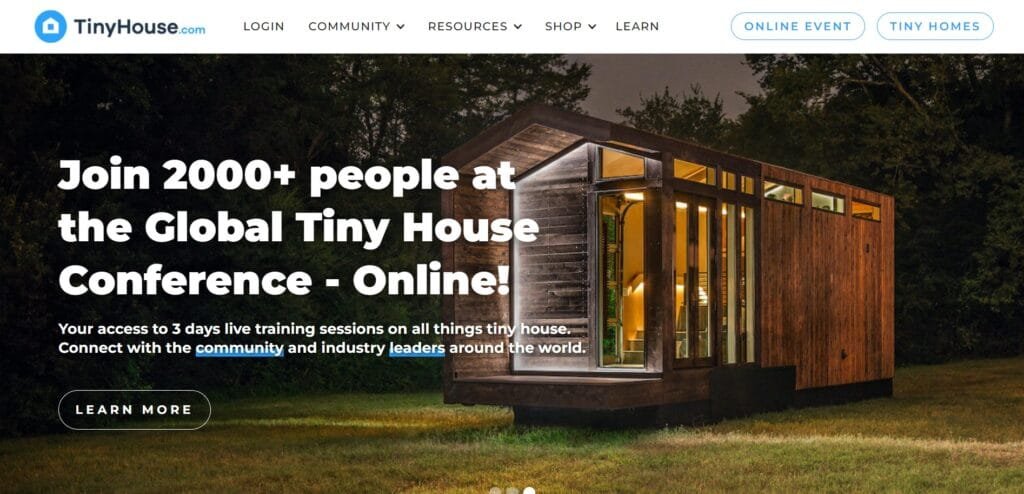 Tiny homes niche site ideas