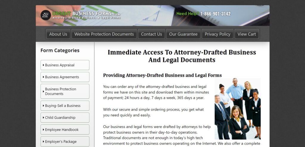 niche site for important legal forms
