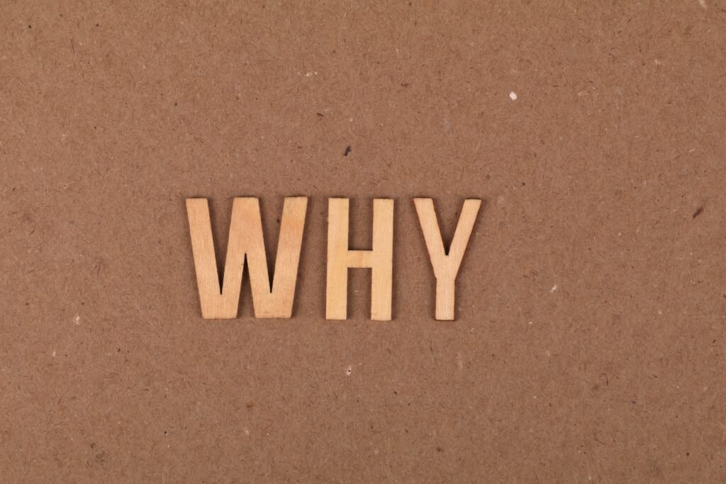niche site ideas sign that says 'why'